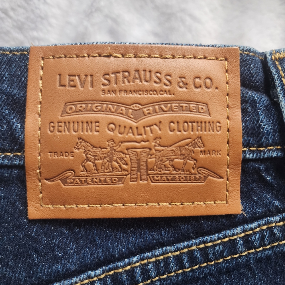 Levi's High Rise Blue Denim Jeans Iconic Style